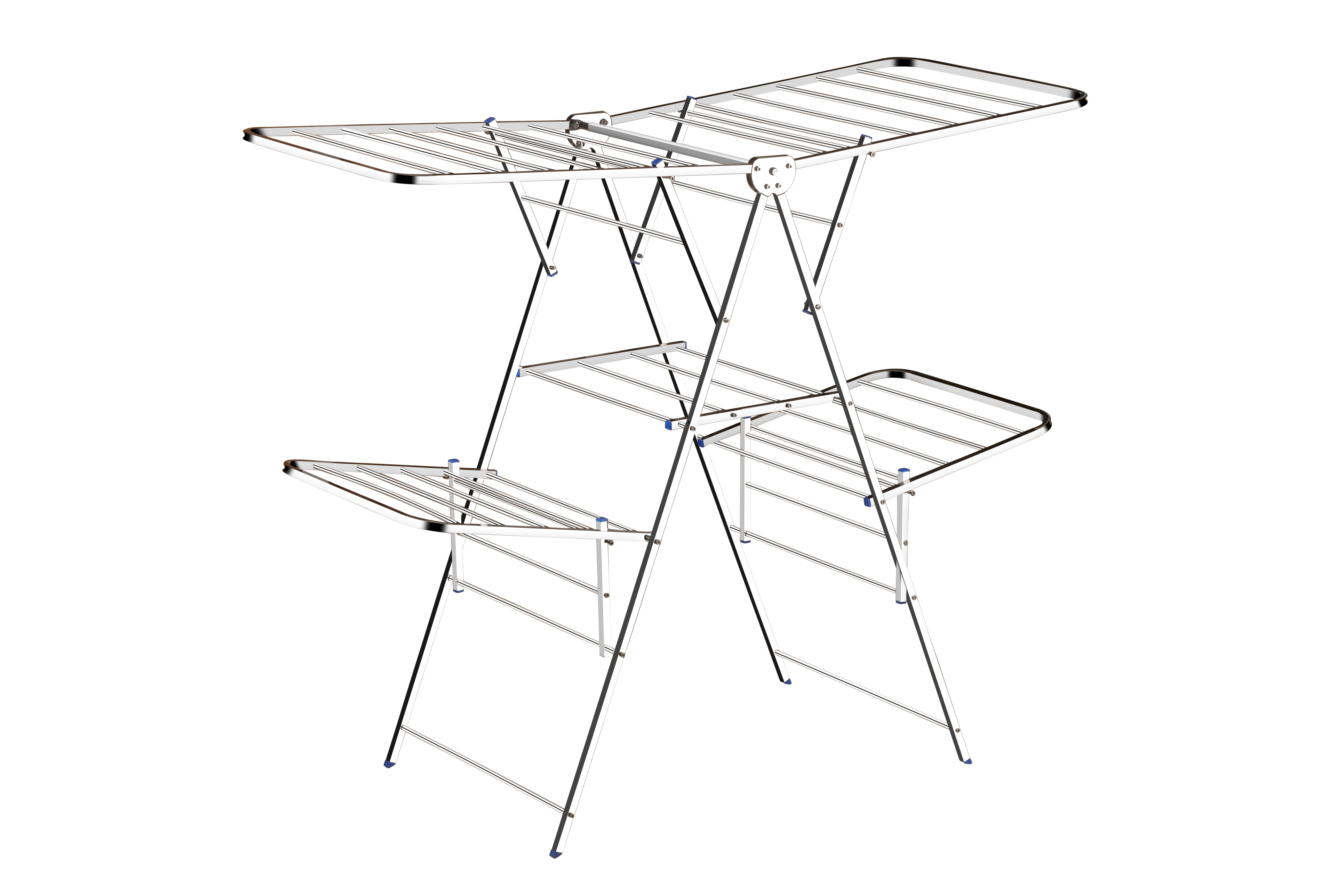 Butterfly Cloth Drying Stand Double Layer Stainless Steel