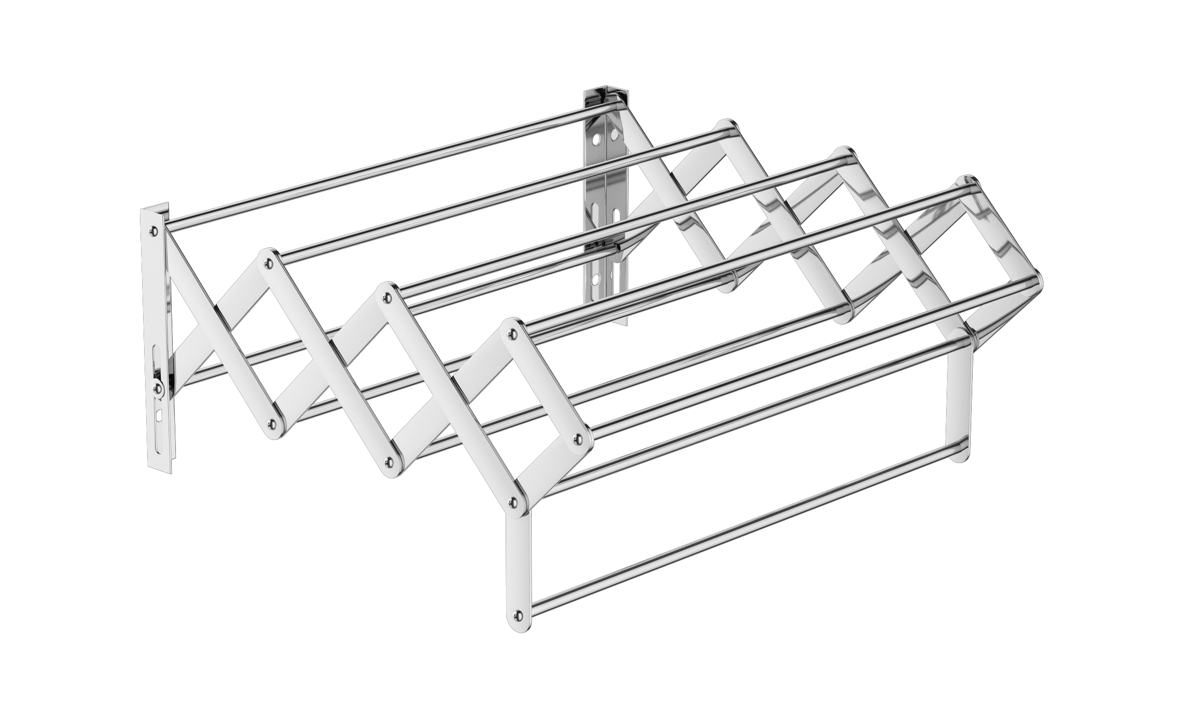 Wall Mount Cloth Drying Stand Stainless Steel