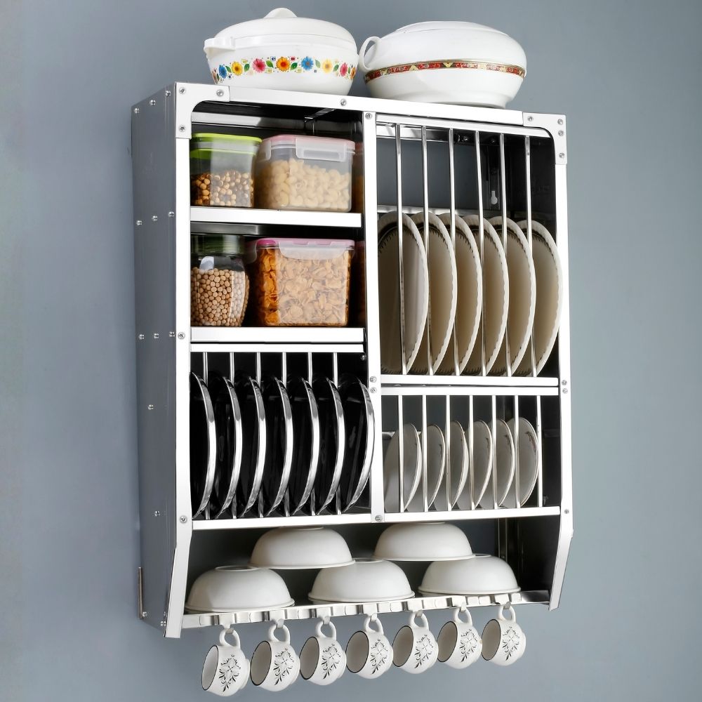 Charmy Wall Mount Kitchen Utensils Dish Rack Model DLX-3024
