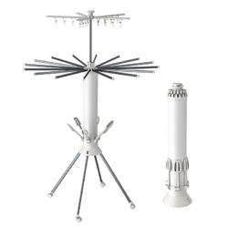 CHARMY 16-Rail Octopus Cylinder Cloth Drying Stand With Shoe Dryer | 4 Legs |Multi Layer