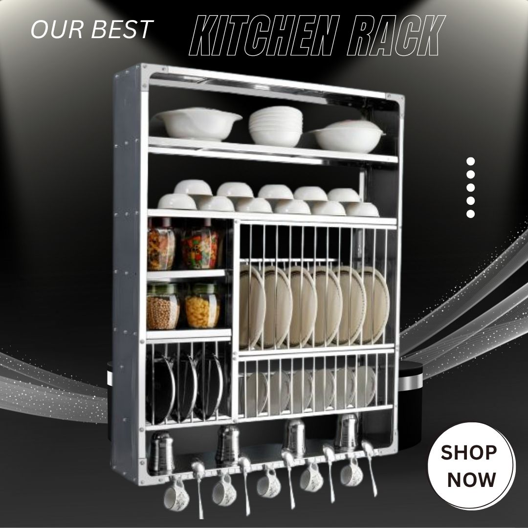 Charmy Wall Mount Kitchen Utensils Dish Rack DLX-4836