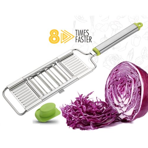 Charmy 6-in-1 Stainless Steel Slicer, Grater & French Fries Cutter - Image 2