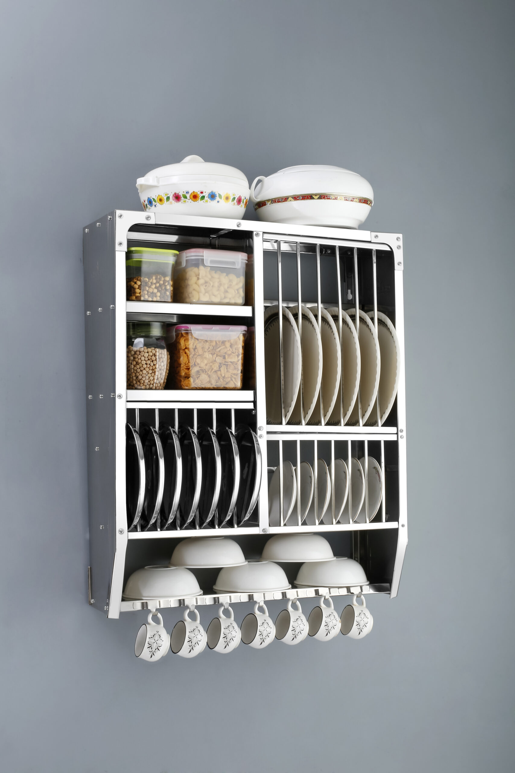 Charmy Wall Mount Kitchen Utensils Dish Rack Model DLX-3024 - Image 2