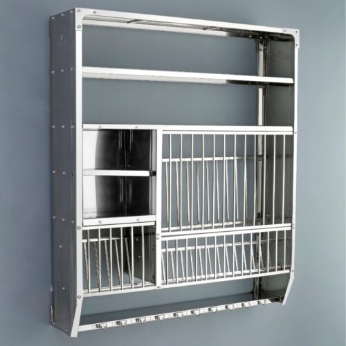 Charmy Wall Mount Kitchen Utensils Dish Rack 48 x 36 - Image 2