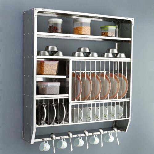 Charmy Wall Mount Kitchen Utensils Dish Rack 48 x 36 - Image 3